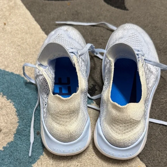 Nike Sky Blue Knit Running Shoes - Picture 5 of 7